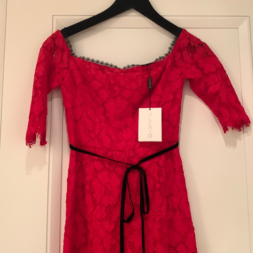 Alexis Lace jumpsuit  XS